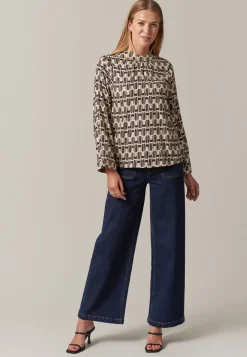 Deeluxe Blouse ESTINA Moka Cheap
