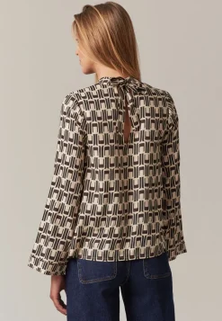 Deeluxe Blouse ESTINA Moka Cheap