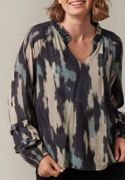 Deeluxe Blouse NOELINE Grey Cheap