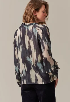 Deeluxe Blouse NOELINE Grey Cheap