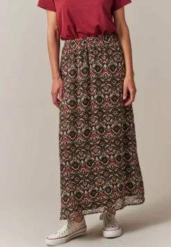 Deeluxe Jupe ALAIA Khaki Fashion