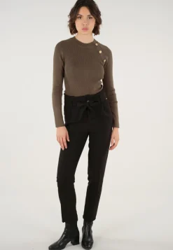Deeluxe Pantalon ROSELINE Black Clearance