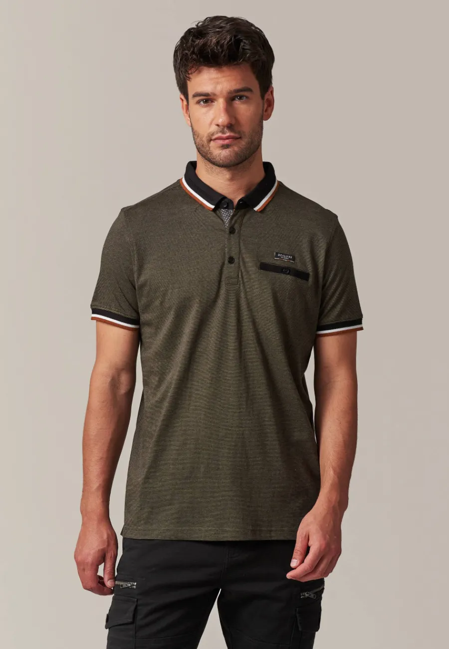 Deeluxe Polo DREXLER DarkKhaki Best Sale