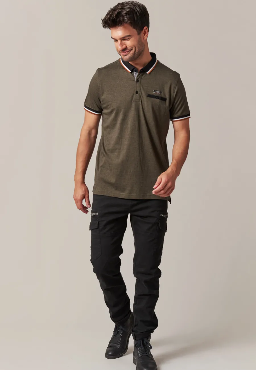 Deeluxe Polo DREXLER DarkKhaki Best Sale