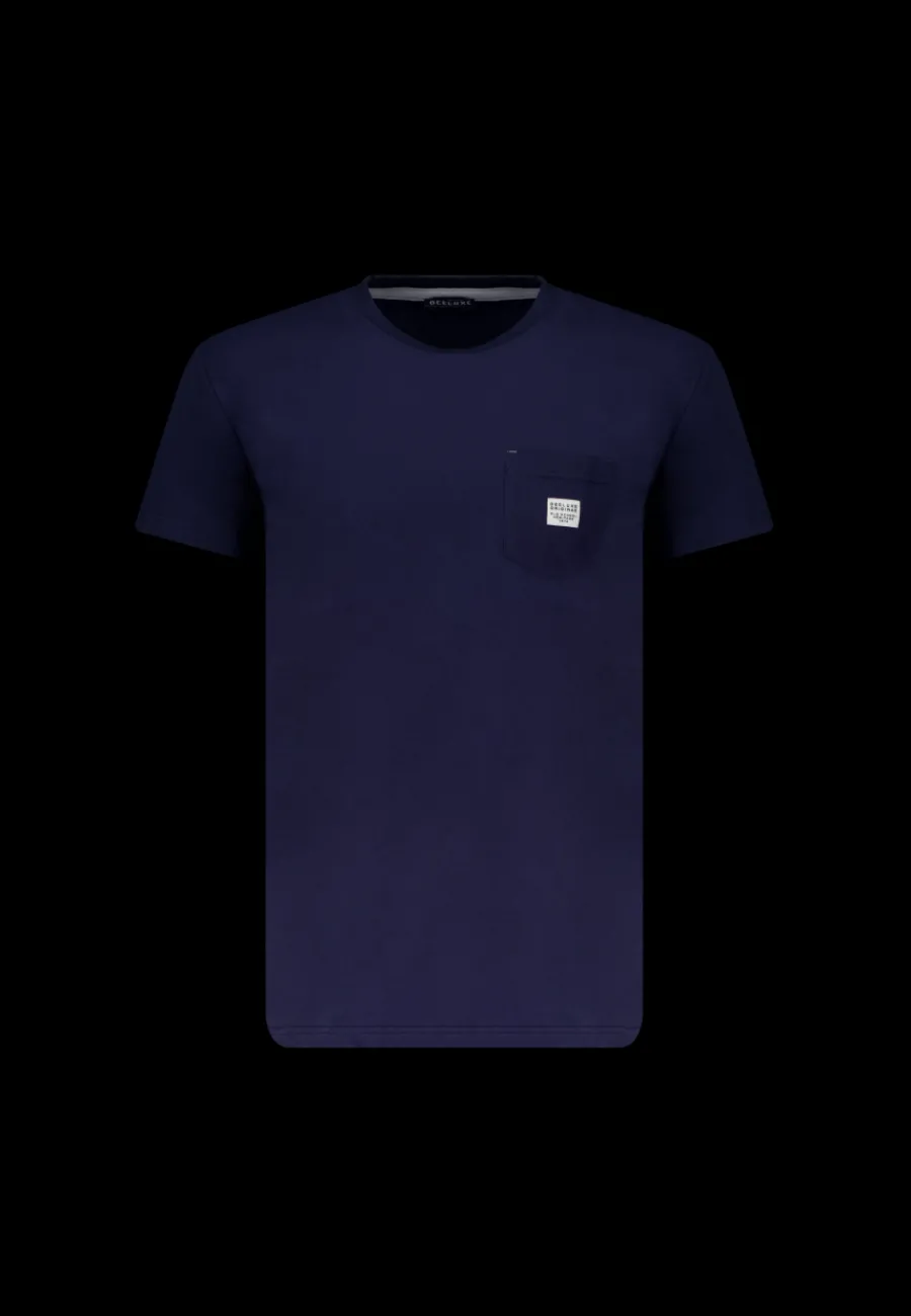 Deeluxe T-Shirt BASITO Navy Best Sale