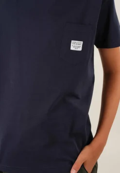 Deeluxe T-Shirt BASITO Navy Best Sale