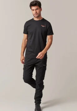 Deeluxe T-Shirt BULLDOG Black Fashion