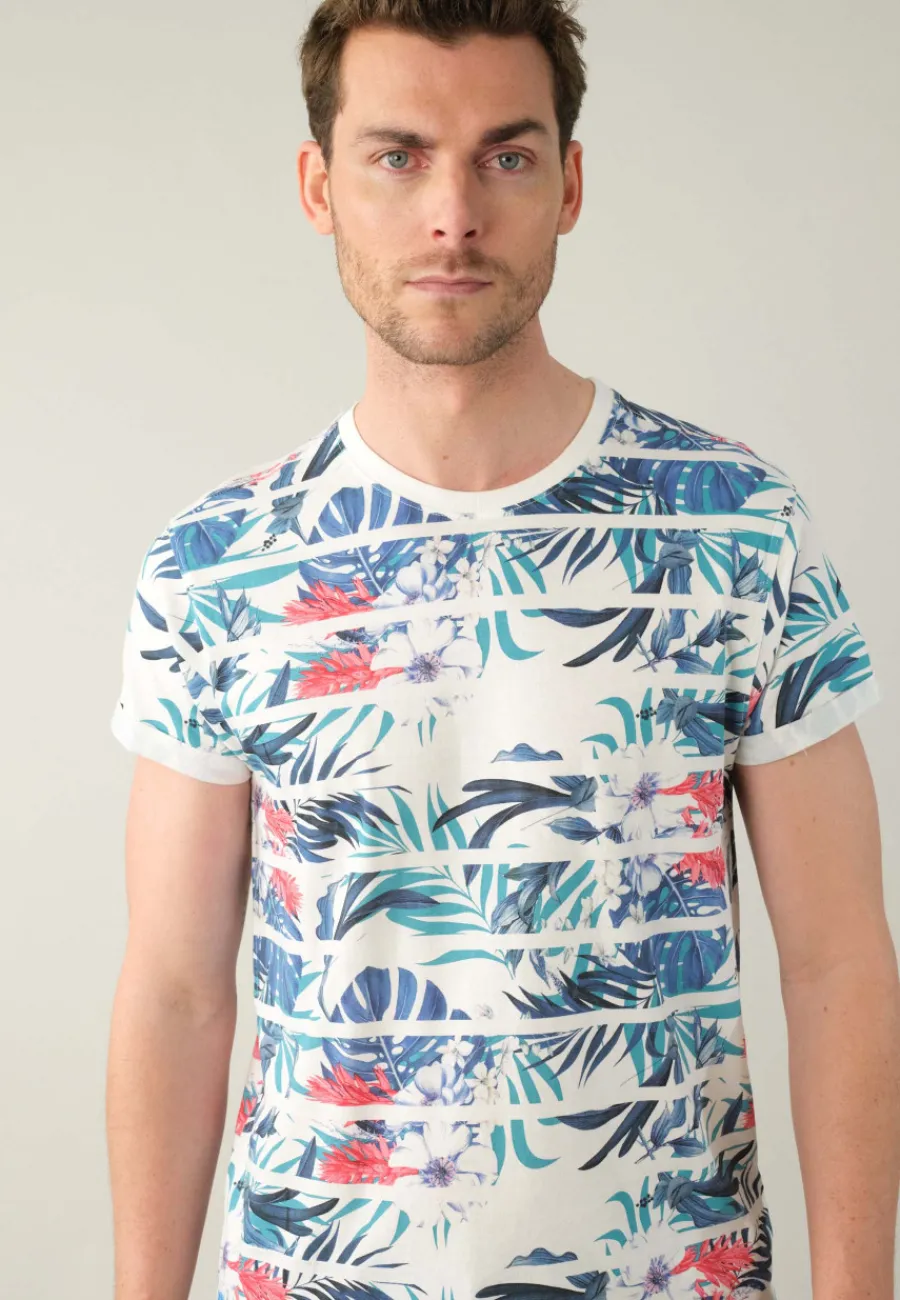 Deeluxe T-Shirt CARIBBEAN Navy Fashion