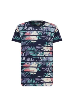 Deeluxe T-Shirt CARIBBEAN Navy Fashion