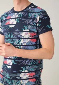 Deeluxe T-Shirt CARIBBEAN Navy Fashion