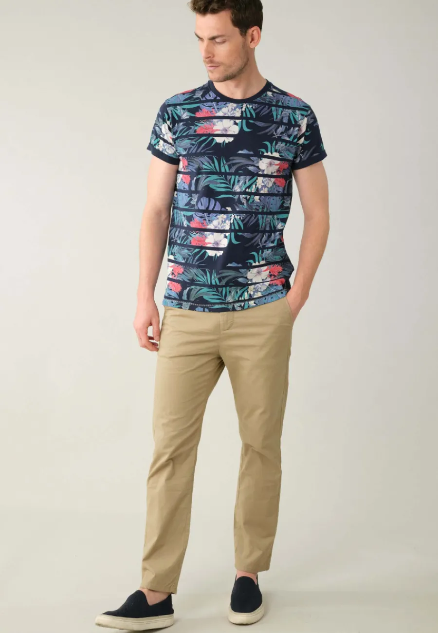 Deeluxe T-Shirt CARIBBEAN Navy Fashion