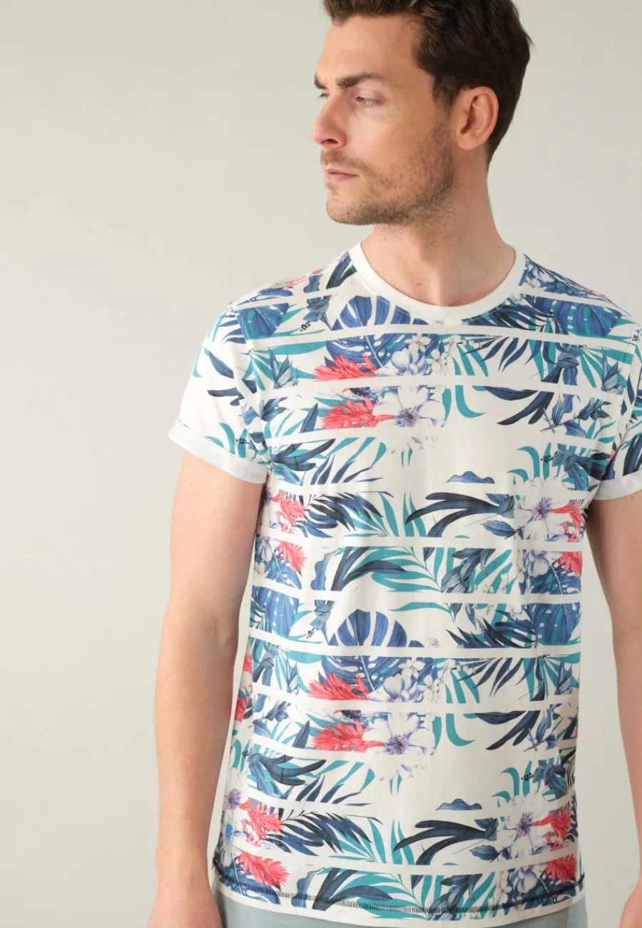 Deeluxe T-Shirt CARIBBEAN Navy Fashion