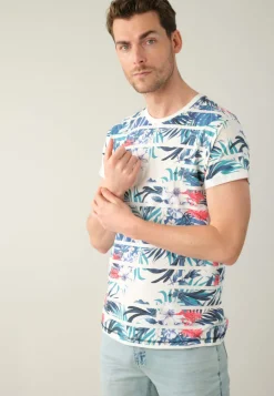 Deeluxe T-Shirt CARIBBEAN Navy Fashion