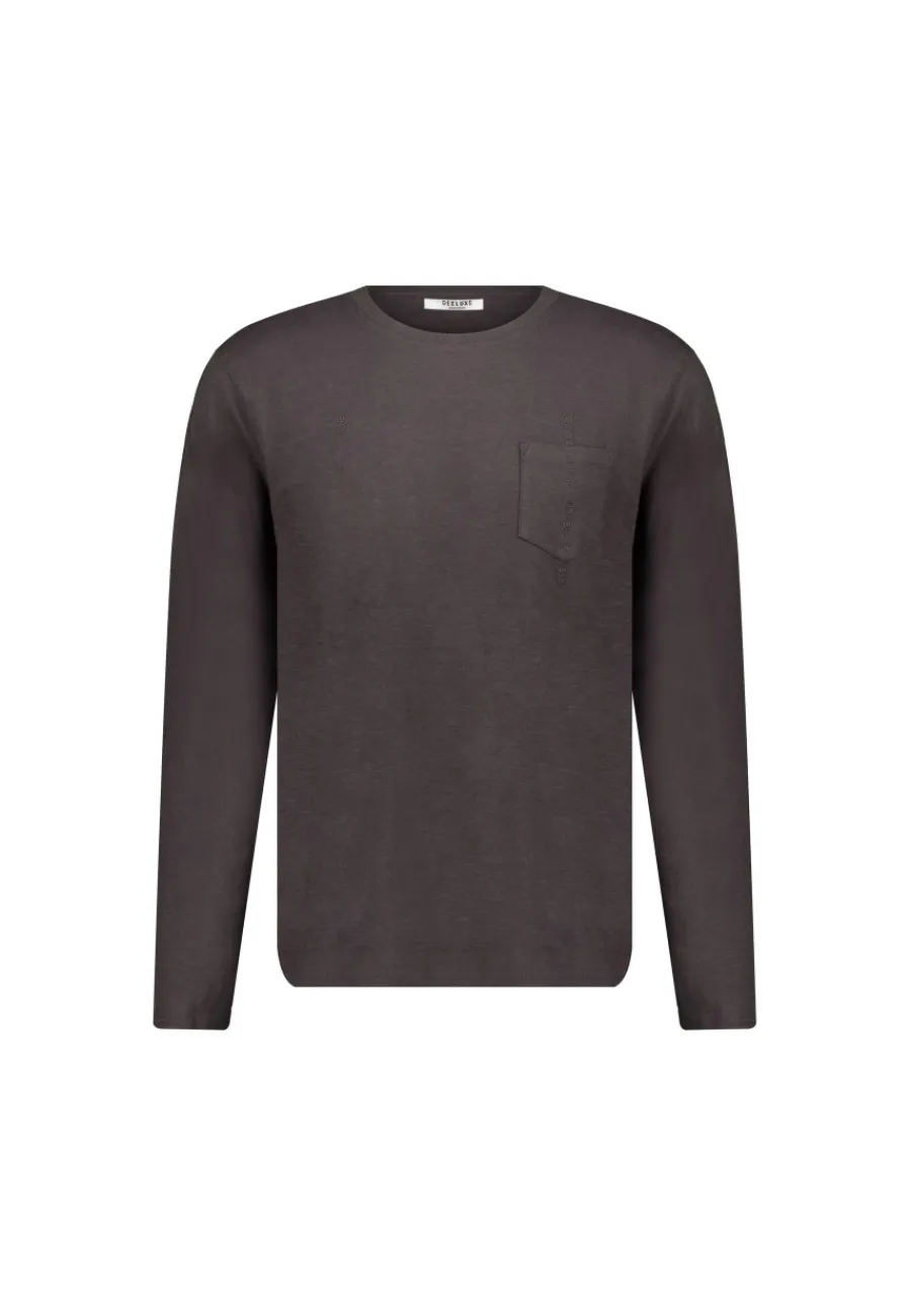 Deeluxe T-Shirt CLOCK Charcoal Cheap