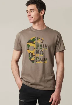 Deeluxe T-Shirt CONNOR Darktaupe Outlet