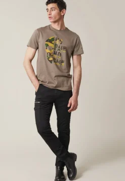 Deeluxe T-Shirt CONNOR Darktaupe Outlet