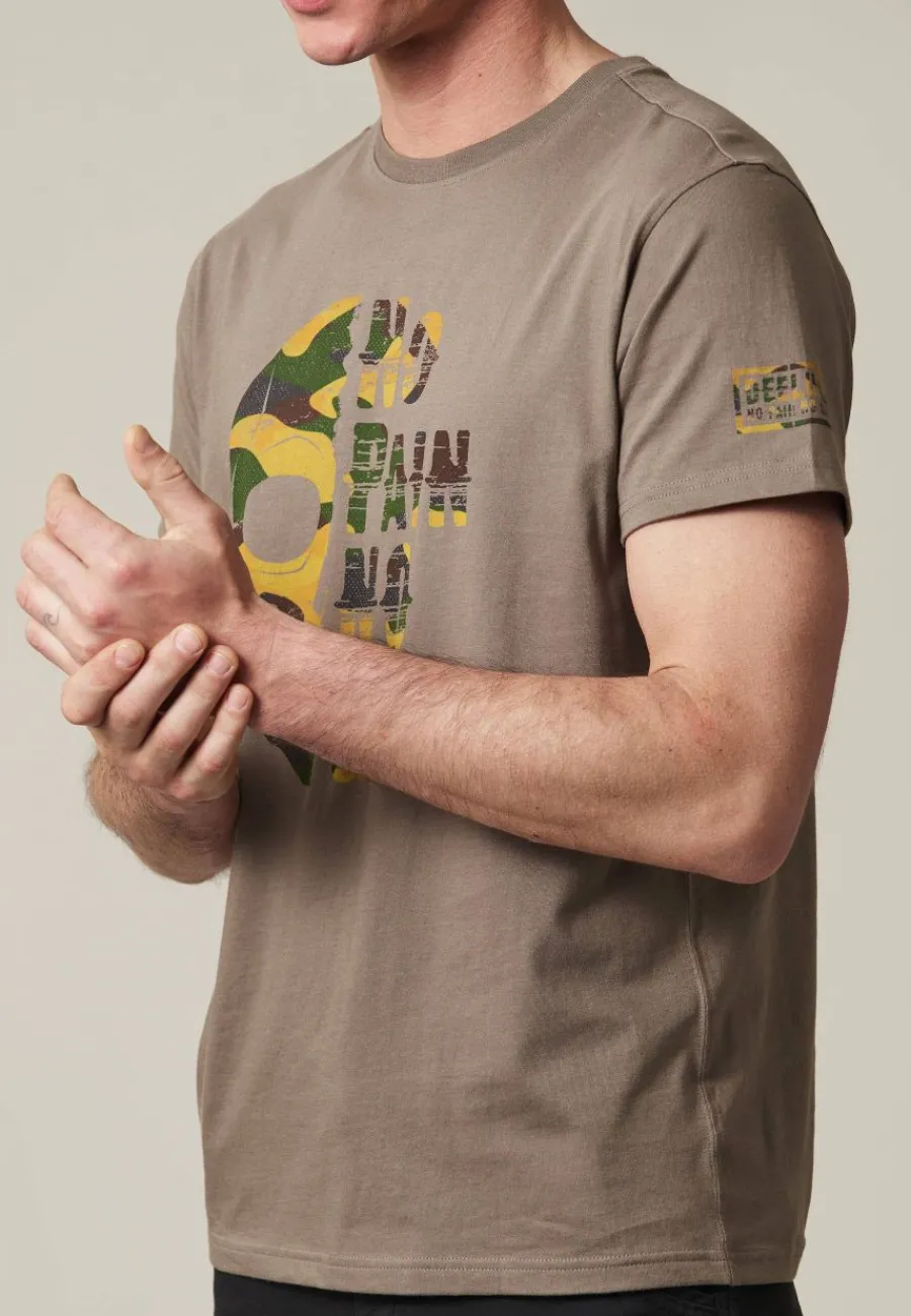 Deeluxe T-Shirt CONNOR Darktaupe Outlet