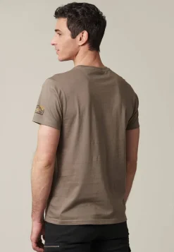 Deeluxe T-Shirt CONNOR Darktaupe Outlet