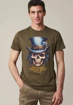 Deeluxe T-Shirt DANDY DarkKhaki Cheap
