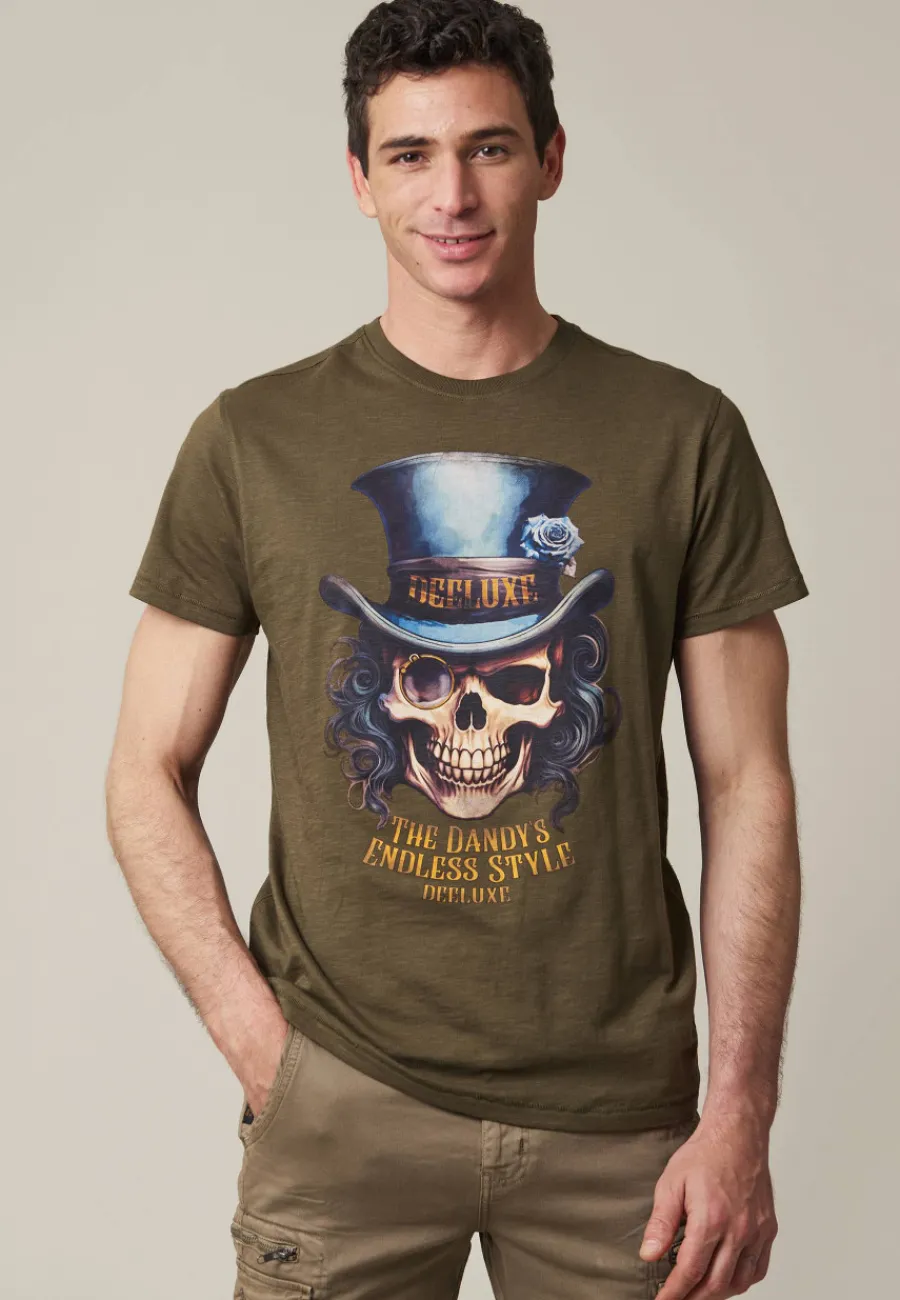 Deeluxe T-Shirt DANDY DarkKhaki Cheap