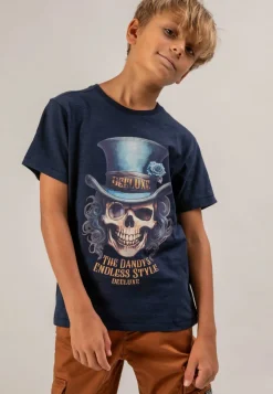 Deeluxe T-Shirt DANDY Navy Flash Sale