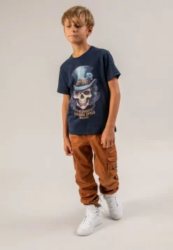 Deeluxe T-Shirt DANDY Navy Flash Sale