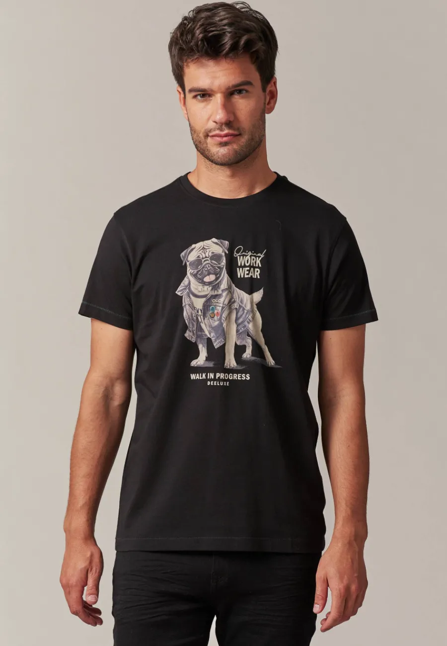 Deeluxe T-Shirt DOGGY Black Clearance