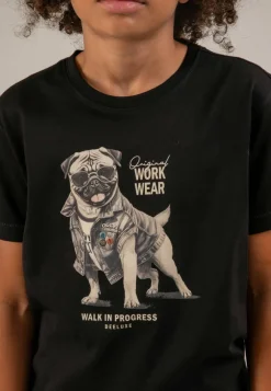 Deeluxe T-Shirt DOGGY Black Best Sale