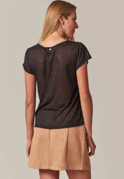 Deeluxe T-Shirt GLITTER Black Flash Sale