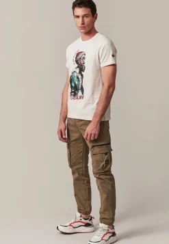 Deeluxe T-Shirt HIPSTER Lightgreige Fashion