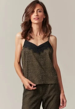 Deeluxe T-shirt ISALIE Khaki New