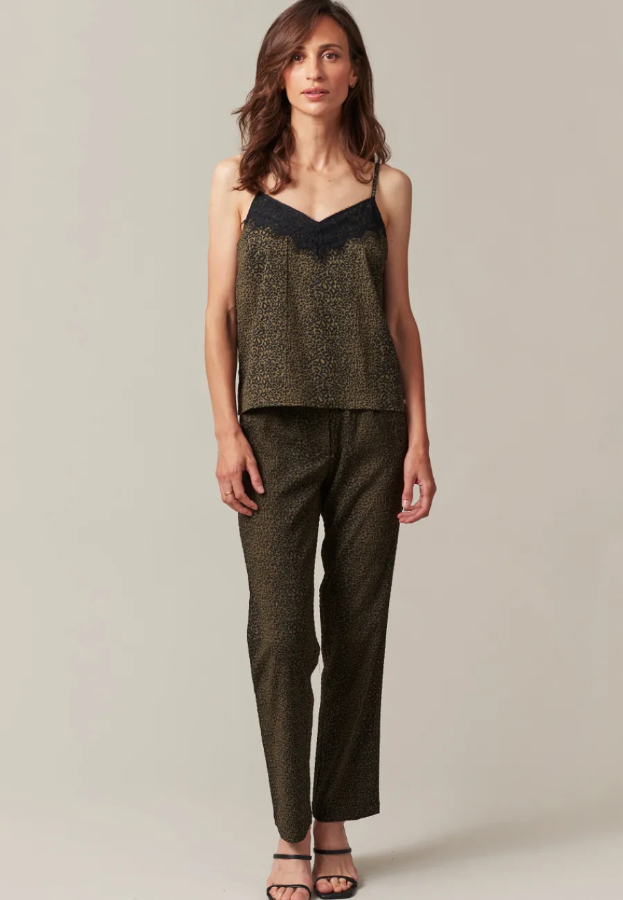 Deeluxe T-shirt ISALIE Khaki New