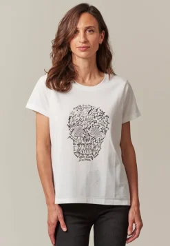 Deeluxe T-shirt LETTERSKULL OffWhite New