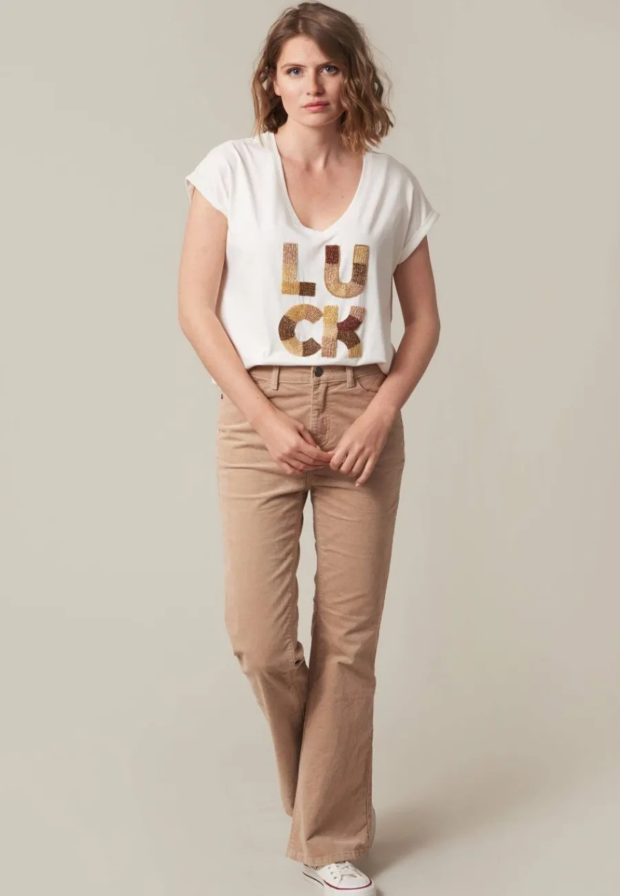 Deeluxe T-shirt LOCKY OffWhite Fashion