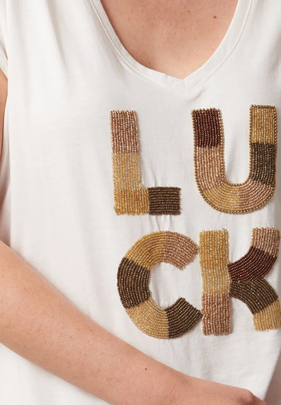 Deeluxe T-shirt LOCKY OffWhite Fashion