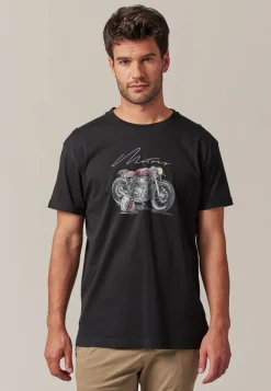 Deeluxe T-Shirt MOTORCYCLE Black Outlet