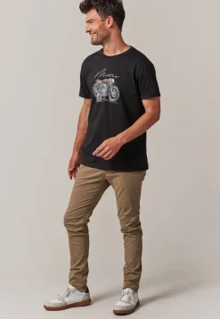 Deeluxe T-Shirt MOTORCYCLE Black Outlet