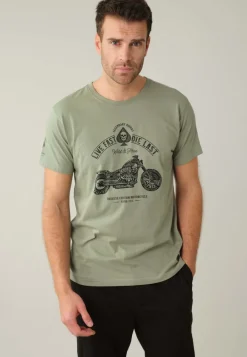 Deeluxe T-Shirt PARK Eucalyptus Clearance