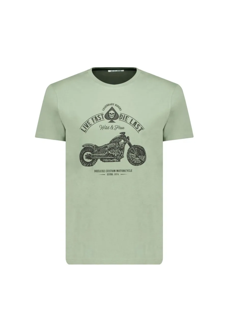 Deeluxe T-Shirt PARK Eucalyptus Clearance