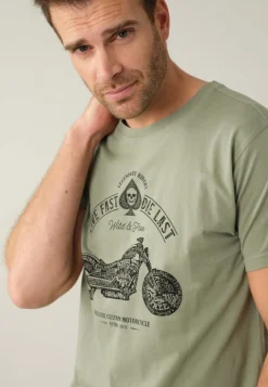 Deeluxe T-Shirt PARK Eucalyptus Clearance