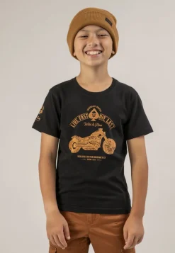 Deeluxe T-Shirt PARK Darkblack Best