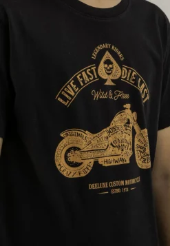 Deeluxe T-Shirt PARK Darkblack Best