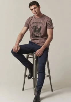 Deeluxe T-Shirt ROCKON SmockPurple Fashion