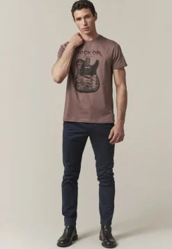 Deeluxe T-Shirt ROCKON SmockPurple Fashion