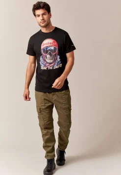 Deeluxe T-Shirt SNOW Black Hot