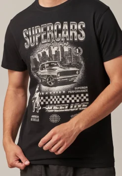 Deeluxe T-Shirt SUPERCARS Black Outlet