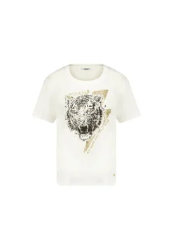 Deeluxe T-shirt TIGER OffWhite Flash Sale