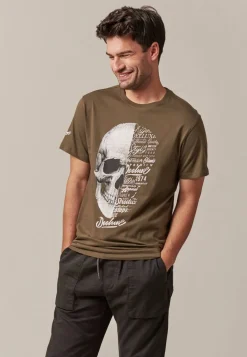 Deeluxe T-Shirt VEGAS DarkKhaki Flash Sale