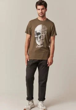 Deeluxe T-Shirt VEGAS DarkKhaki Flash Sale