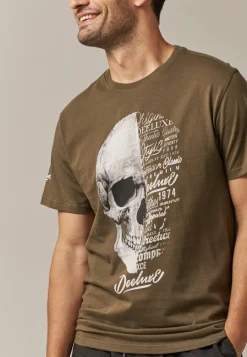 Deeluxe T-Shirt VEGAS DarkKhaki Flash Sale
